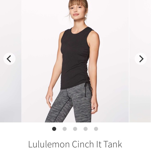 🍋Lululemon Cinch it tank